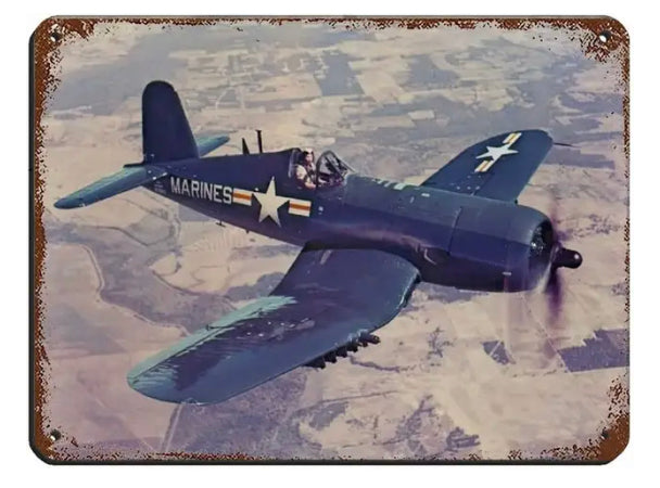 Plaque metal avion - Achat / Vente pas cher