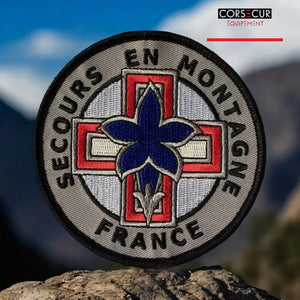 ÉCUSSON BRODÉ SECOURS EN MONTAGNE