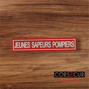 BANDE PATRONYMIQUE PVC JEUNES SAPEURS-POMPIERS