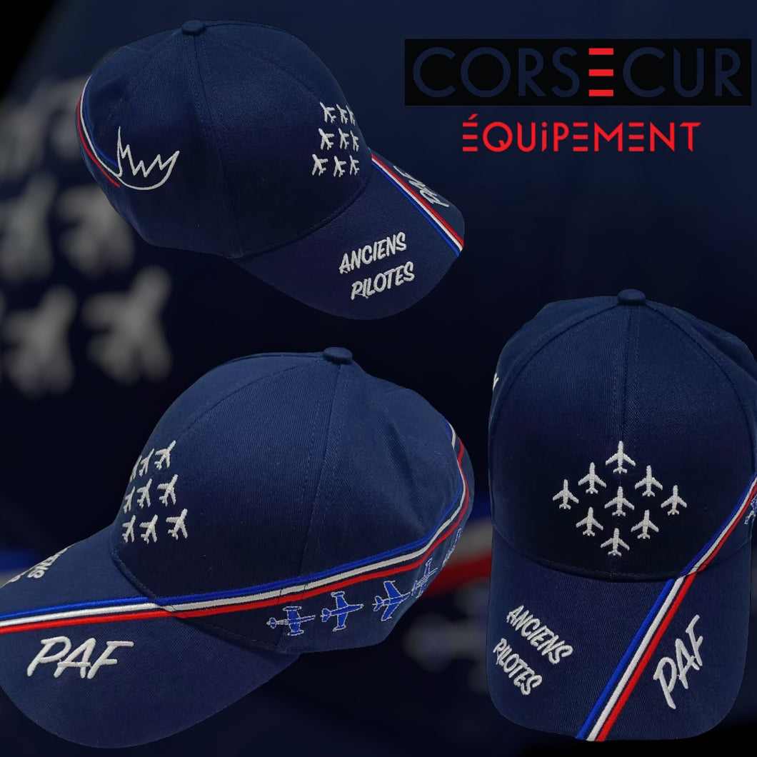 CASQUETTE BRODÉE ANCIENS PILOTES PAF