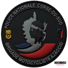 ÉCUSSON BRIGADE MOTOCYCLISTE POLICE NATIONALE AJACCIO