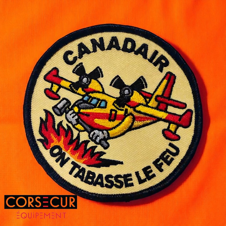 ÉCUSSON « ON TABASSE LE FEU »