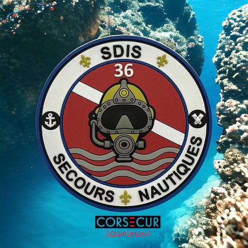 ÉCUSSON SECOURS NAUTIQUES SDIS 36