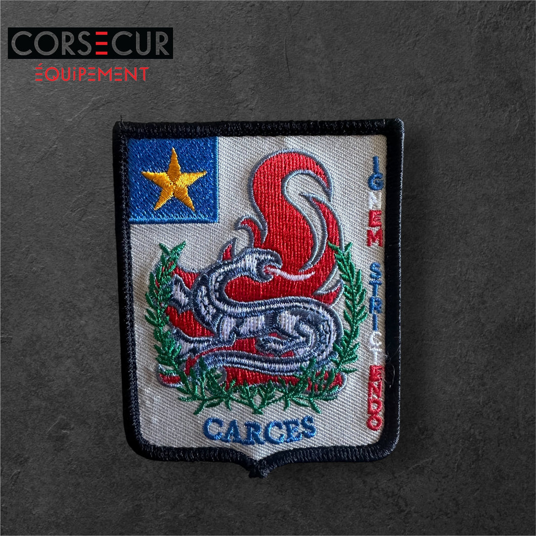 ÉCUSSON SAPEURS-POMPIERS CARCÈS