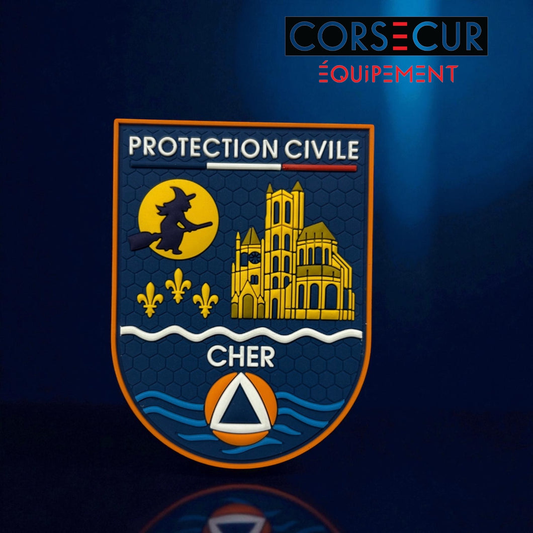 ÉCUSSON PROTECTION CIVILE DU CHER