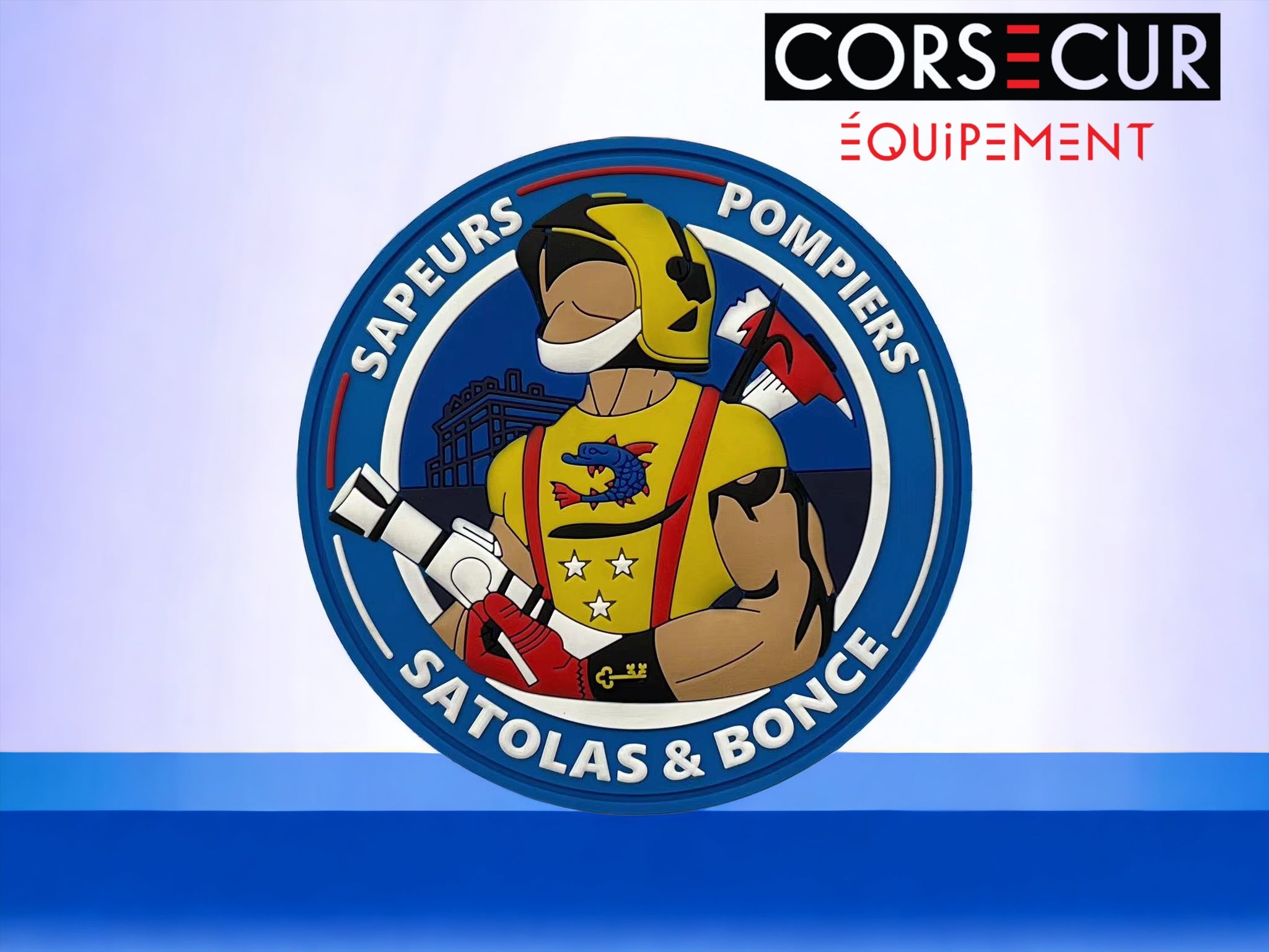 Patch ancien Equipe de France Sapeurs Pompiers rare vintage Patch ancien Equipe de France Sapeurs Pompiers rare vintage