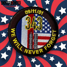 ÉCUSSON 343 FDNY NEVER FORGET