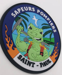 ÉCUSSON SAPEURS-POMPIERS ST PAUL