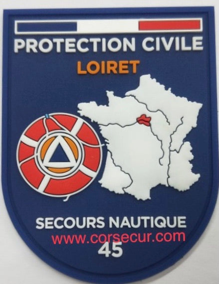ÉCUSSON PROTECTION CIVILE LOIRET
