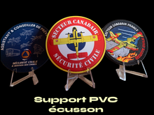 SUPPORT PVC ÉCUSSON