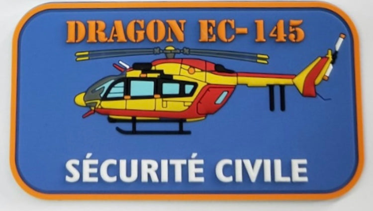 ÉCUSSON NAME TAG DRAGON EC/ H 145