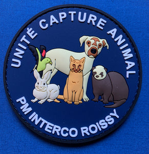 ÉCUSSON UNITÉ CAPTURE ANIMAL POLICE INTERCOMMUNALE ROISSY