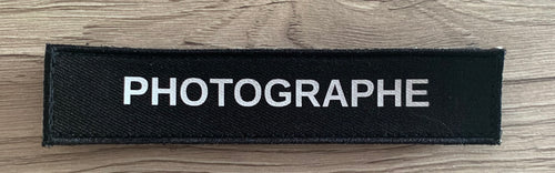 BANDE PATRONYMIQUE « PHOTOGRAPHE »